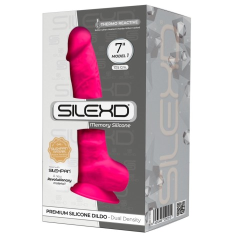 Dildo con ventosa e testicoli Premium Dual Density - Falli Realisti...