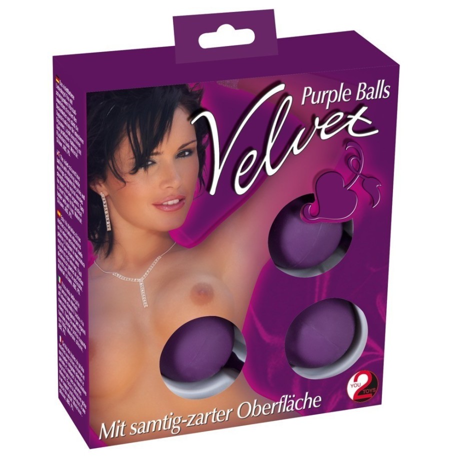 Palline Vaginali You2Toys Velvet Balls purple