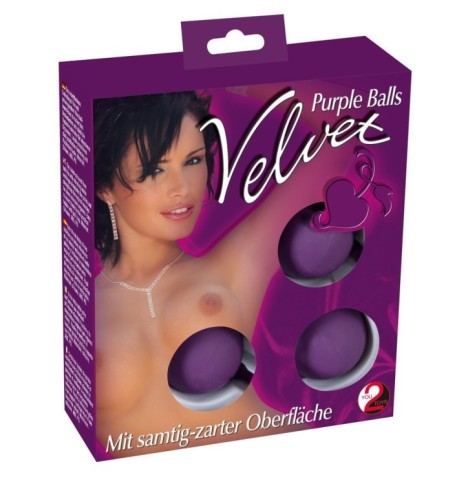 Palline Vaginali You2Toys Velvet Balls purple - Palline e Ovuli - S...