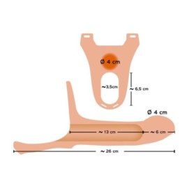 dildo Silicone Strap-on silicon sleeve - Falli Strap On - Sexy Shop...