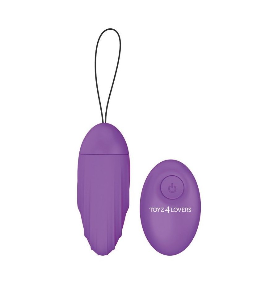 Ovetto vibrante elys Ripple Egg remote control purple