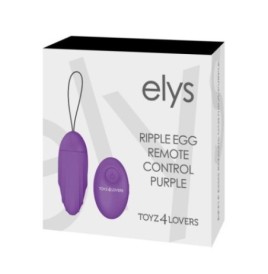 Ovetto vibrante elys Ripple Egg remote control purple - Palline e O...