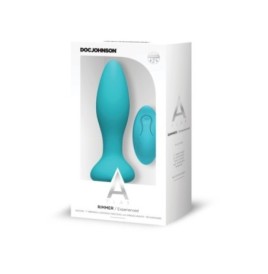 Plug in silicone azzurro Rimmer 5,75 Black - Plug Anale - Sexy Shop...