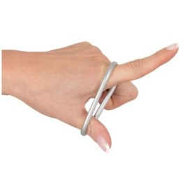 Metallic Silicone Cock Ring Set - Anelli Fallici - Sexy Shop Ingrosso