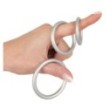 Metallic Silicone Cock Ring Set