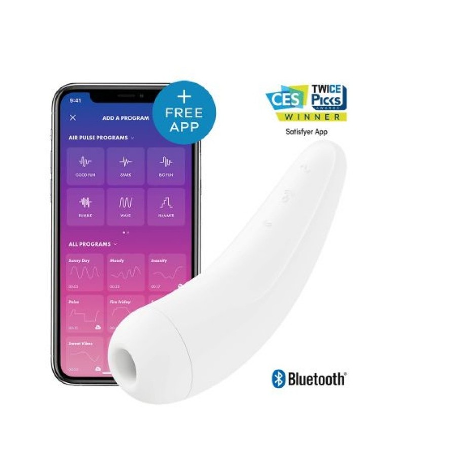 Succhia clitoride Satisfyer Curvy 2+ bluetooth