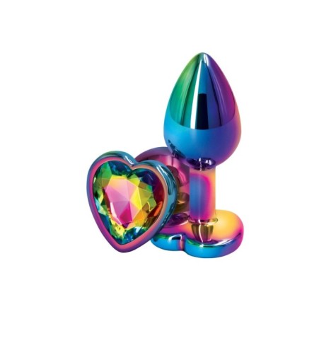 Plug anale Mulitcolor Heart S - Plug Anale - Sexy Shop Ingrosso