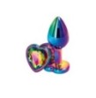 Plug anale Mulitcolor Heart S