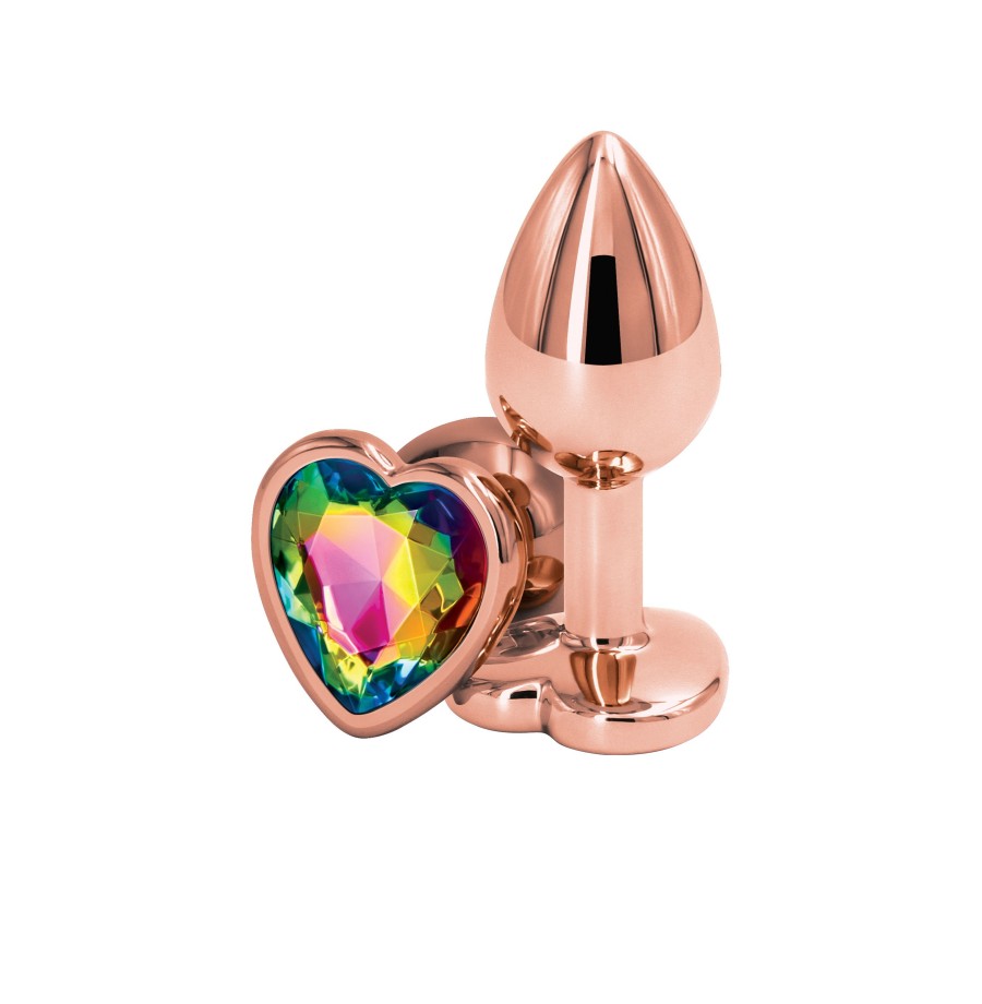 Plug anale Rose Gold Heart S