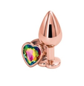 Plug anale Rose Gold Heart M - Plug Anale - Sexy Shop Ingrosso