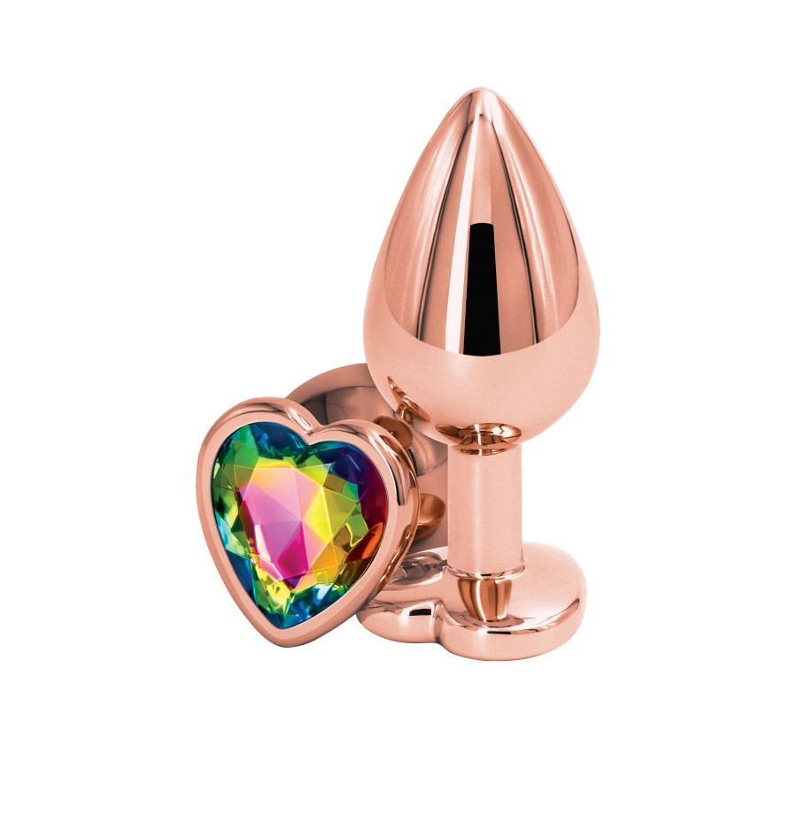 Plug anale Rose Gold Heart M