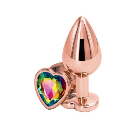 Plug anale Rose Gold Heart M - Plug Anale - Sexy Shop Ingrosso