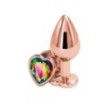 Plug anale Rose Gold Heart M