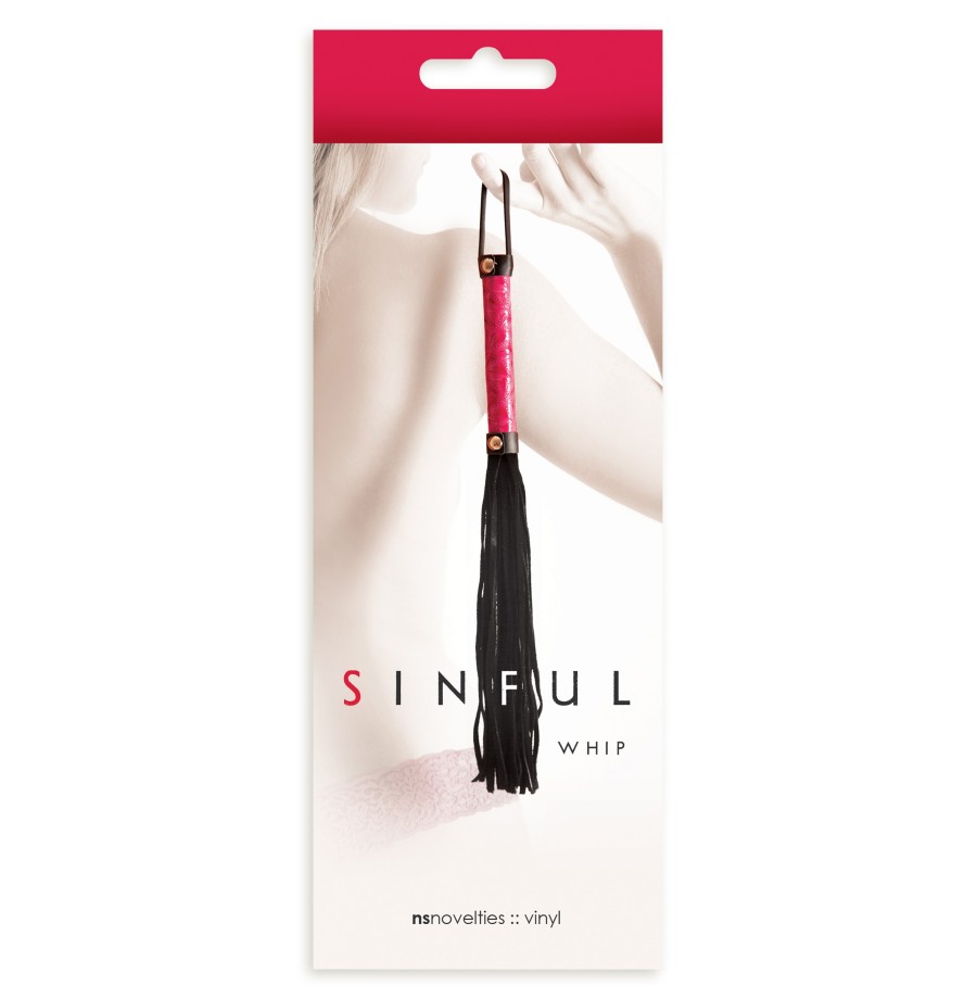 Frusta in pelle pink Sinful Whip