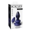 vibratore anale plug Icicles No 85 Vibrante