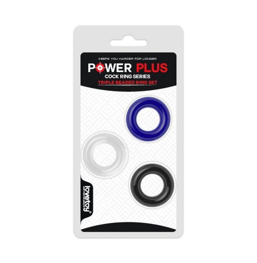 Power Plus Triple Donut Ring Set