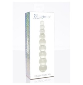 Stimolatore vaginale anale in vetro Frozen Fountain - Falli Vetro -...