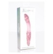 Fallo doppio vaginale anale Rhinestone Scepter in vetro