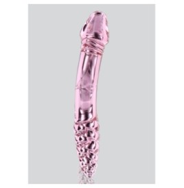 Fallo doppio vaginale anale Rhinestone Scepter in vetro - Falli Vet...