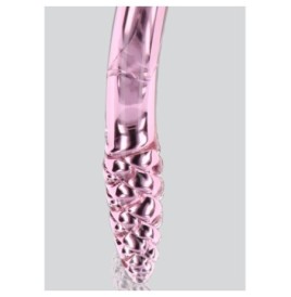 Fallo doppio vaginale anale Rhinestone Scepter in vetro - Falli Vet...