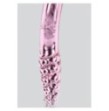 Fallo doppio vaginale anale Rhinestone Scepter in vetro