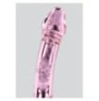 Fallo doppio vaginale anale Rhinestone Scepter in vetro