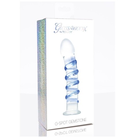 Fallo realistico in vetro G-Spot Gemstone - Falli Vetro - Sexy Shop...