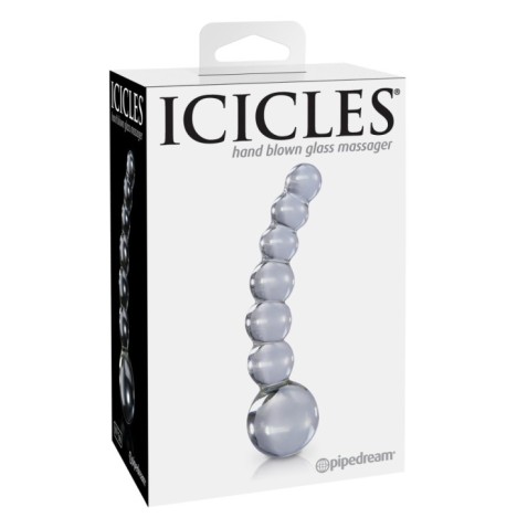 Fallo stimolatore punto G e Prostata Icicles No.66 - Falli Vetro - ...