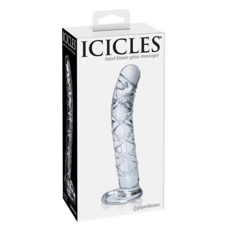 Fallo realistico in vetro icicles no 60 - Falli Vetro - Sexy Shop I...