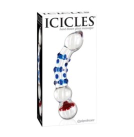 Stimolatore anale vaginale Icicles No.18 Massager - Falli Vetro - S...