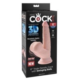 Fallo realistico con ventosa e testicoli 3D Cock Swinging Balls 6 I...