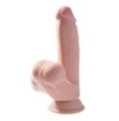 Fallo vaginale anale realistico 3D Cock Swinging Balls 7 Inch