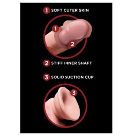 Fallo vaginale anale realistico 3D Cock Swinging Balls 7 Inch - Fal...