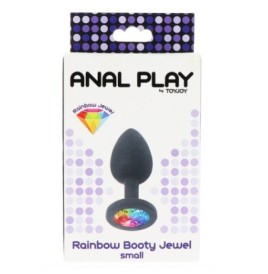 Plug anale Rainbow Booty Jewel Small - Plug Anale - Sexy Shop Ingrosso