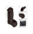 Guaina fallica con testicoli Packer Gear 12.8 cm STP black