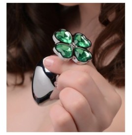 plug anale in acciaio lucky clover gem small anal plug - Plug Anale...