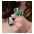 plug anale in acciaio lucky clover gem small anal plug