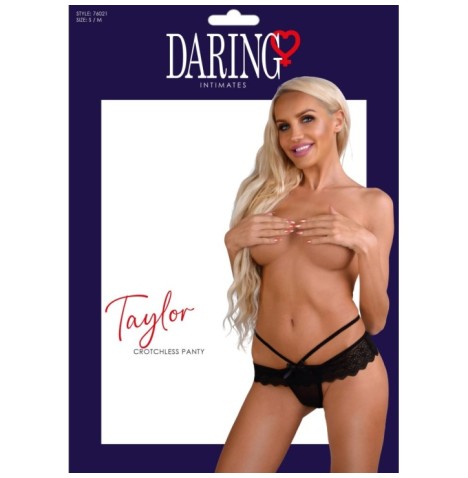 Slip donna in pizzo Taylor crotchless panty - Slip e Culotte - Sexy...