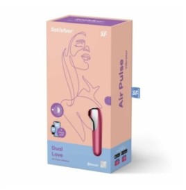 Succhia Clitoride Vibratore vaginale Dual Love red - Succhia Clitor...