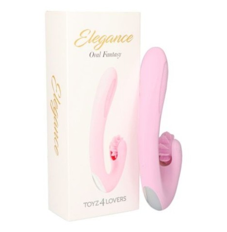 Vibratore vaginale con stimolatore clitoride Oral fantasy - Vibrato...