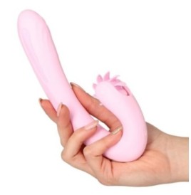 Vibratore vaginale con stimolatore clitoride Oral fantasy - Vibrato...