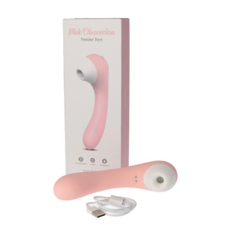 Vibratore vaginale anale con succhia clitoride Clitoral stimulator ...