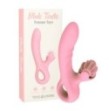 Vibratore vaginale ricaricabile doppio stimola clitoride Pink Taste