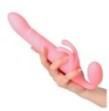 Vibratore vaginale anale stimolatore clitoride strap on