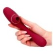 Vibratore vaginale succhia clitoride Red Shape