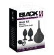 Kit sex toy anale in silicone Doccia intima con 3 anal plug S M L