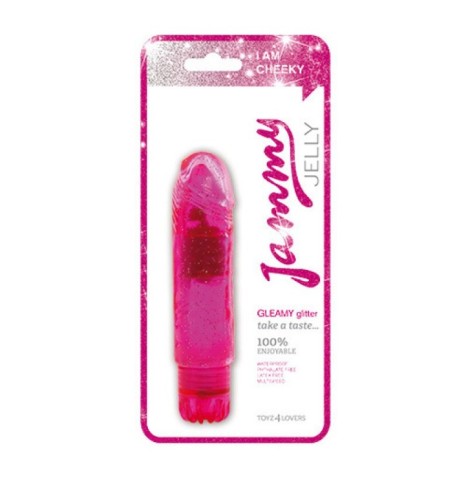 Vibratore jammy jelly gleamy glitter pink - Vibratori Jelly - Sexy ...