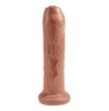 King Cock 7 "Uncut - Tan fallo realistico con ventosa