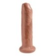 King Cock 7 "Uncut - Tan fallo realistico con ventosa