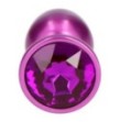 Plug anale Purple Teardrop Small